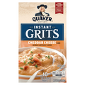 Quaker Cheddar Cheese Instant Grits Packets - 10 ct