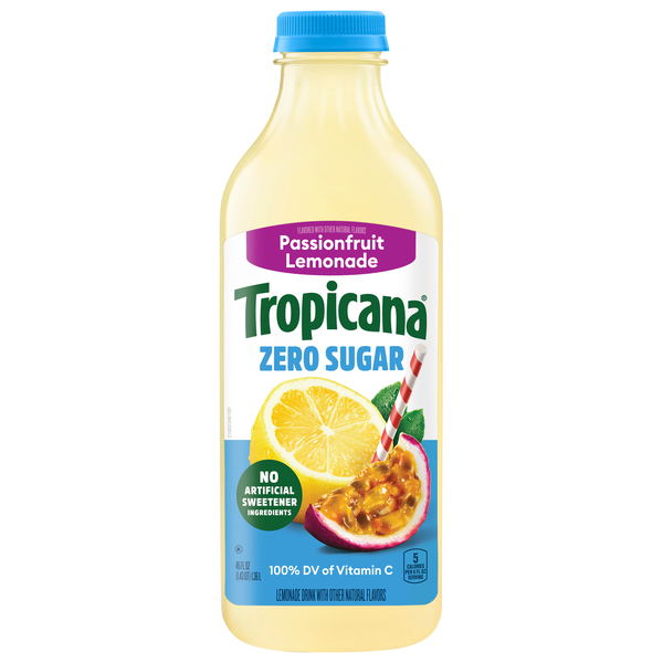 Tropicana Zero Sugar Passionfruit Lemonade Juice Drink