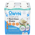 OWYN Vanilla 20g Plant-Based Meal Replacement Nutritional Shake- 4 pk