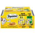 Temptations Pate in Gravy Variety Pack Adult Wet Cat Food - 12 ct