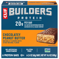CLIF Builders Gluten Free Chocolate Peanut Butter 20g Protein Bars - 6 ct