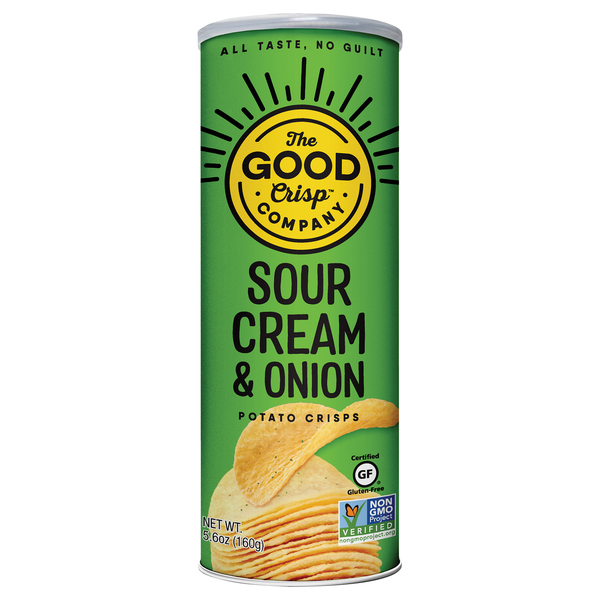 The Good Crisp Company Gluten Free Sour Cream & Onion Potato Chips