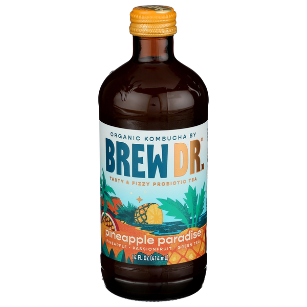 Brew Dr. Organic Pineapple Paradise Kombucha