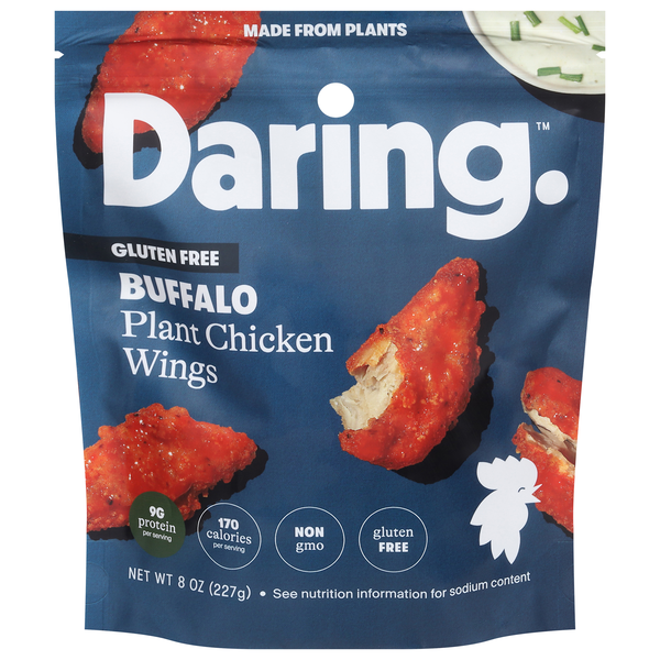 Daring Gluten Free Buffalo Plant Chicken Wings