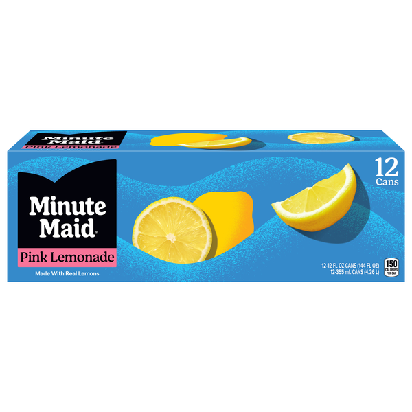 Minute Maid Pink Lemonade - 12 pk