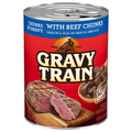 Gravy Train Chunks in Gravy with Beef Wet Dog Food
