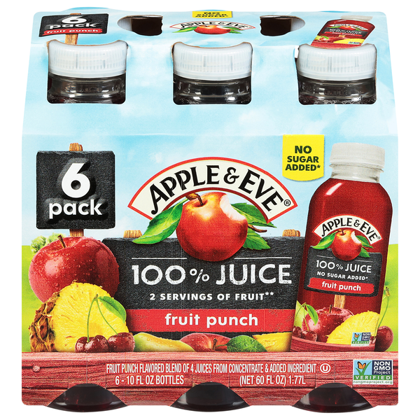Apple & Eve Fruit Punch 100% Juice - 6 pk