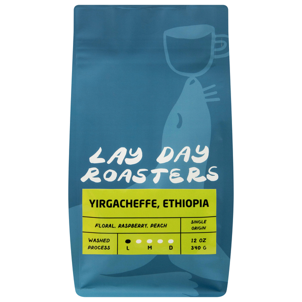Lay Day Roasters Yirgacheffe Ethiopia Light Roast Ground Coffee