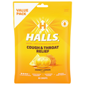 Halls Relief Honey Lemon Flavor Cough Drops