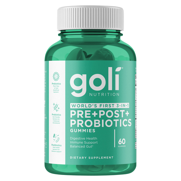 Goli Nutrition Pre+Post+Probiotics Gummies