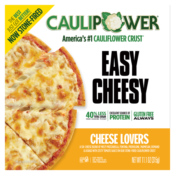 Caulipower Gluten Free Cauliflower Crust Cheese Lovers Pizza Frozen