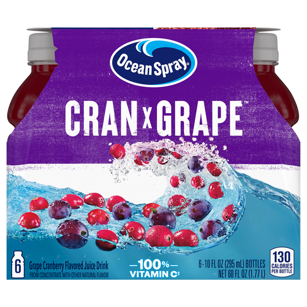 Ocean Spray Cran-Grape Juice Drink - 6 pk