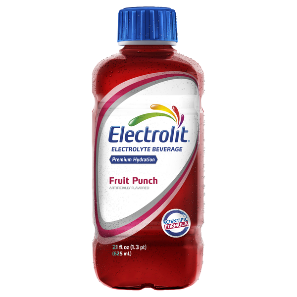 Electrolit Premium Hydration Fruit Punch Electrolyte Beverage