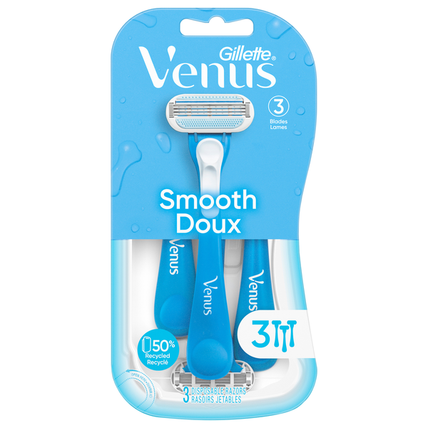 Gillette Venus Oceana Razors 3 Blade Disposable