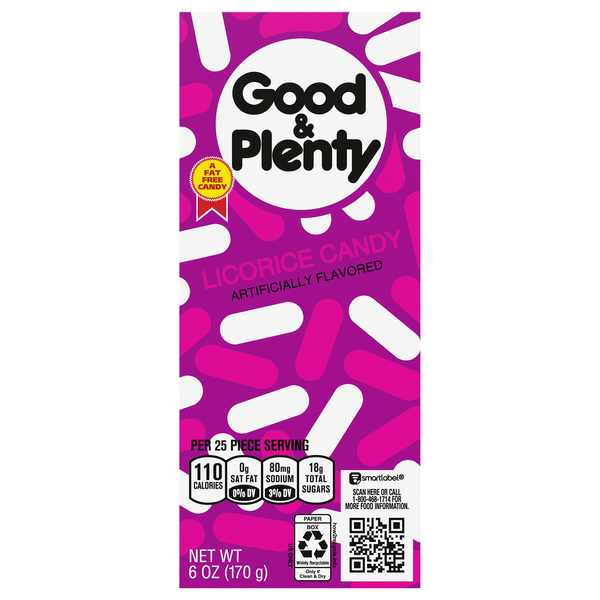 Good & Plenty Licorice Candy Movie Theater Box