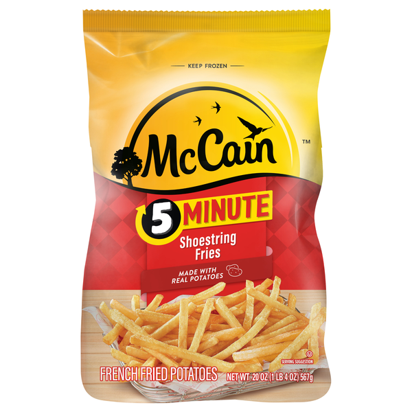 McCain 5 Minute Shoestring Fries French Fried Potatoes Frozen
