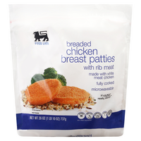 Food Lion Fully Cooked Chicken Breast Patties - apx 10 ct Frozen