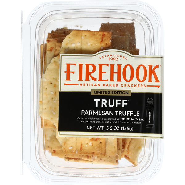 Firehook Organic Parmesan Truffle Artisan Baked Crackers