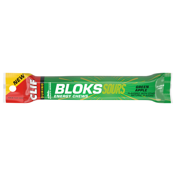 CLIF Bloks Gluten Free Green Apple Energy Chews