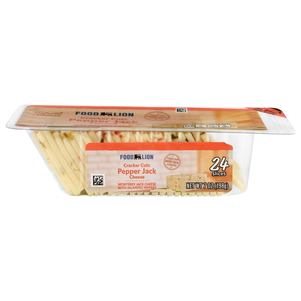 Food Lion Pepper Jack Cheese Cracker Cuts - 24 ct