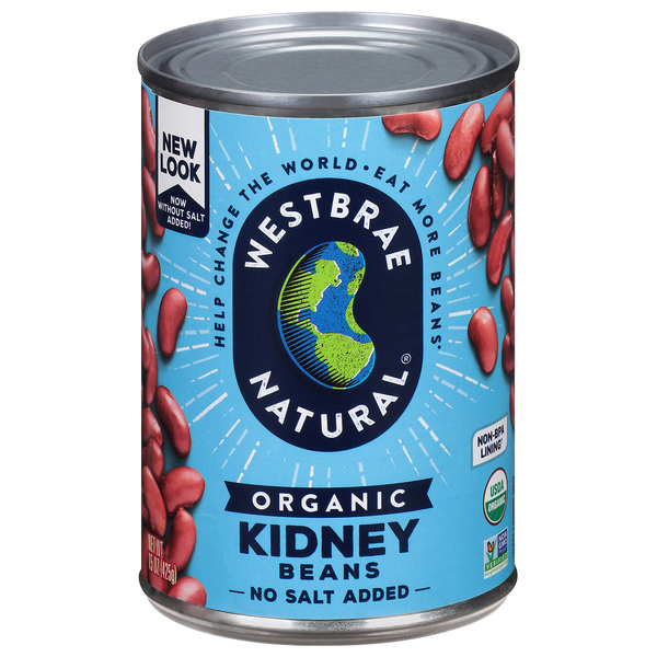 Westbrae Natural Organic No Salt Added Kidney Beans