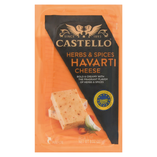 Castello Imported Herbs & Spices Havarti Cheese Block