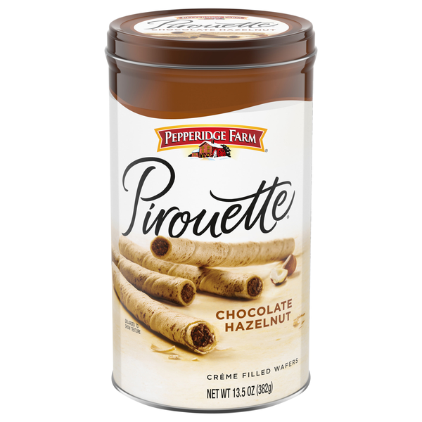 Pepperidge Farm Pirouette Chocolate Hazelnut Filled Wafer Cookies