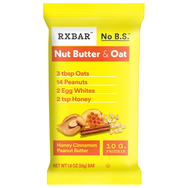 RXBAR A.M. Honey Cinnamon Peanut Butter 10g Protein Bar
