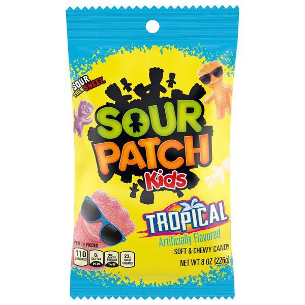 Sour Patch Kids Tropical Sour Then Sweet Soft & Chewy Candy