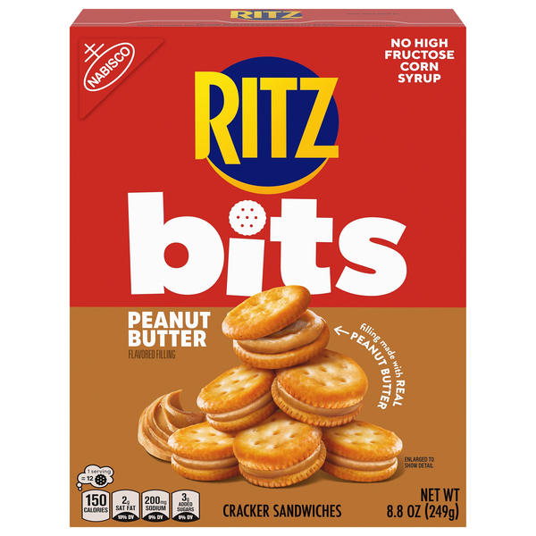 Nabisco Ritz Bits Peanut Butter Sandwich Crackers