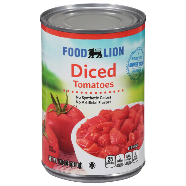 Food Lion Diced Tomatoes