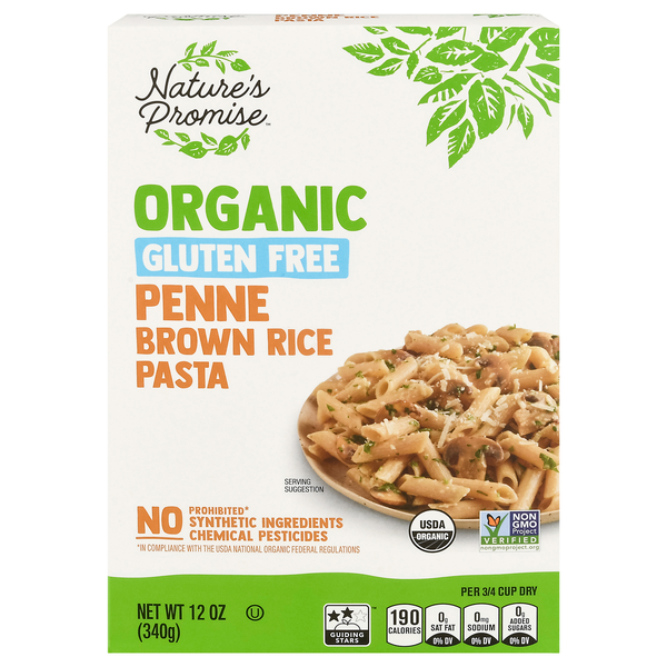 Nature's Promise Organic Gluten Free Penne Brown Rice Pasta