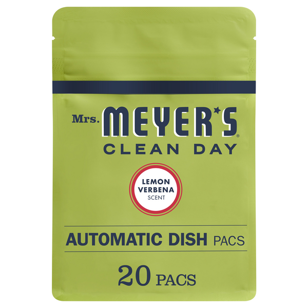 Mrs. Meyer's Clean Day Lemon Verbena Automatic Dish Pacs - 20 ct