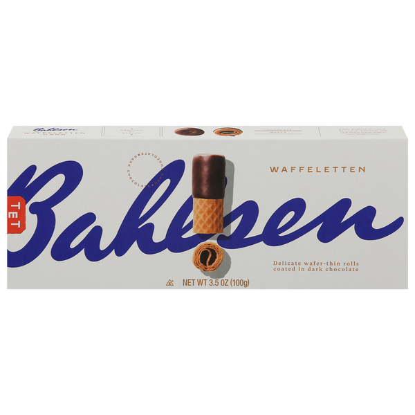 Bahlsen Waffeleten Dark Chocolate Wafer Rolls Cookies