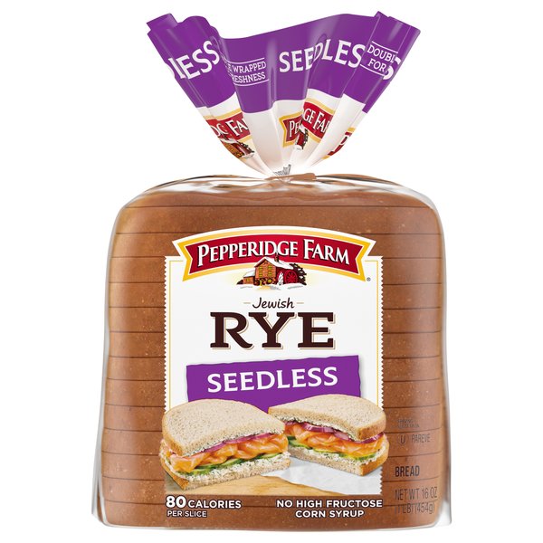 Pepperidge Farm Seedless Jewish Rye Sliced Bread