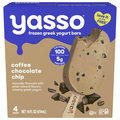 Yasso Coffee Chocolate Chip Greek Yogurt Bars - 4 ct