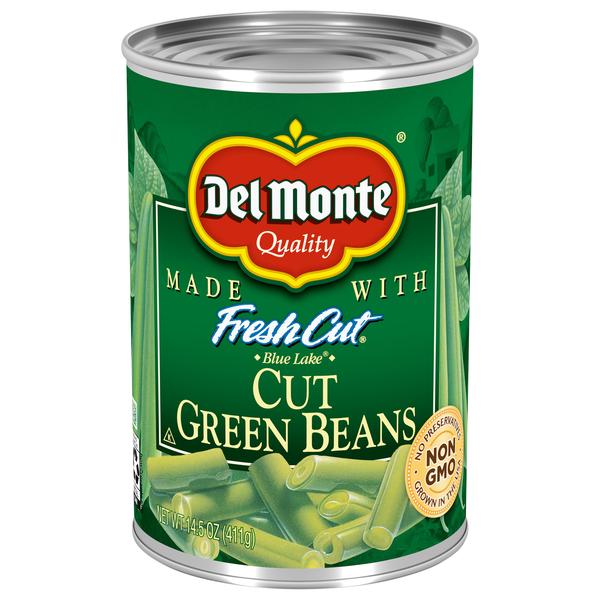 Del Monte Cut Green Beans in Sea Salt