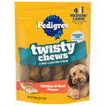 PEDIGREE Twisty Chews Chicken & Beef Flavor Treats for Medium/Large Dogs