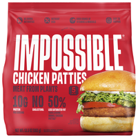 Impossible Made From Plants Chicken Patties - 5 ct Frozen