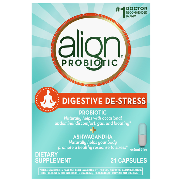 Save on Align Probiotic Digestive DeStress Probiotic + Ashwagandha