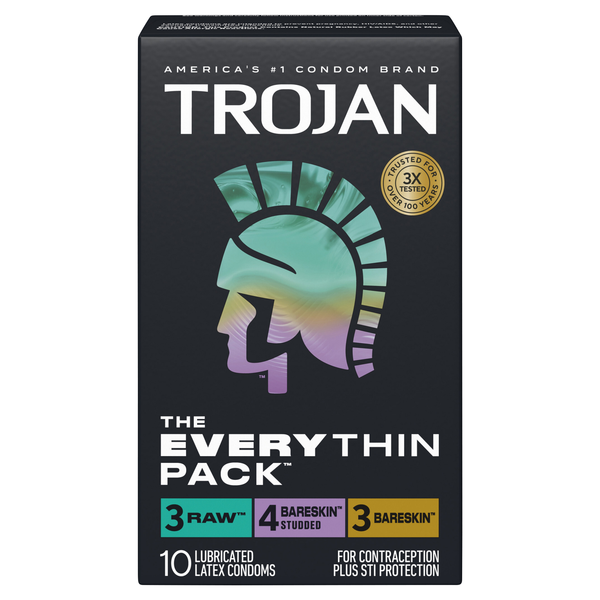 Trojan BareSkin Lubricated Assorted Latex Condoms