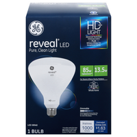 GE Reveal LED HD+ Light Bulb Dimmable 80w Replacement