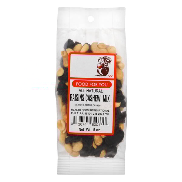 Food For You Raisin Cashew Mix