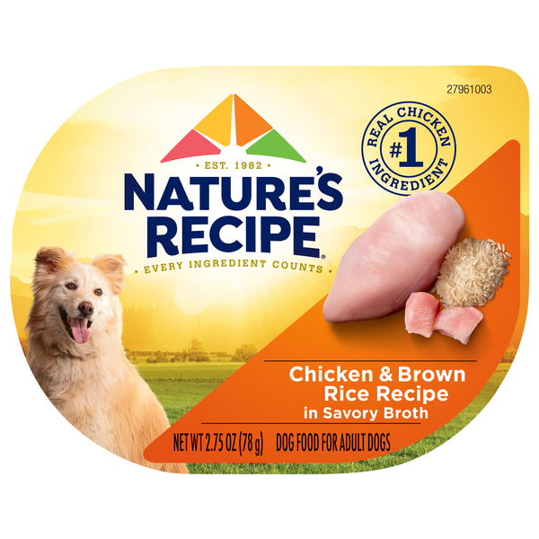 Nature's Recipe in Broth Chicken Wet Dog Food