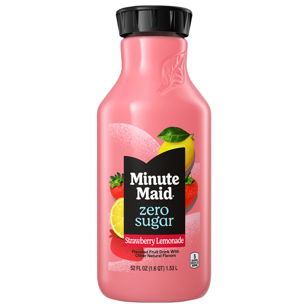 Minute Maid Zero Sugar Strawberry Lemonade Juice
