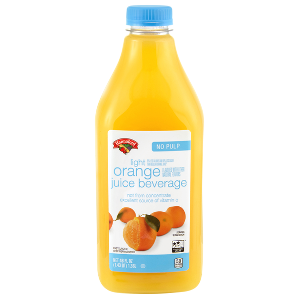 Hannaford Light No Pulp Orange Juice Beverage