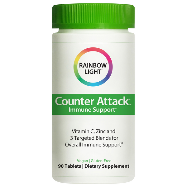Rainbow Light Counter Attack Immune Support Tablets Gluten Free