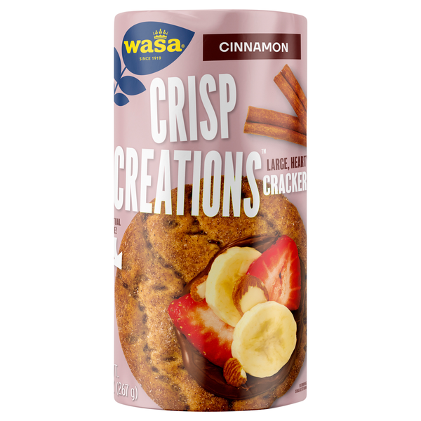 Wasa Crisp Creations Large Cinnamon Crackers