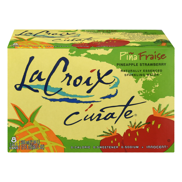 Save on LaCroix Curate Sparkling Water Pineapple Strawberry ...