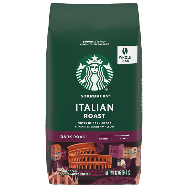 Save on Starbucks Italian Dark Roast Coffee (Whole Bean) Order Online